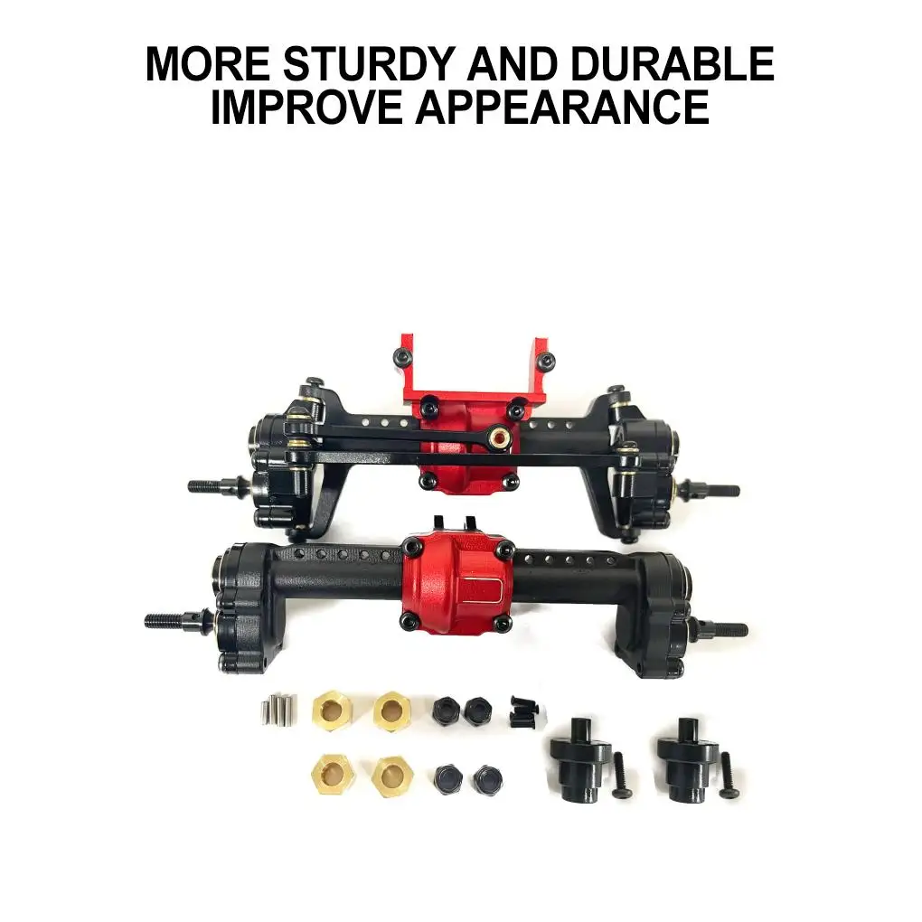 1/24 Aluminum Alloy Upgrade Enhances Rear Axle For FMS FCX24 RC Car Part RC Car Accessories Replacement Parts