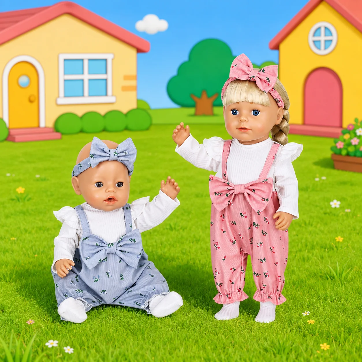 Vestiti per Bambole da 16-18 P - Baby Clothing Jumpers recensione e prezzo