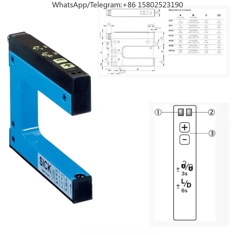 SICK Slot Sensor WF WF120-60B410 6028442