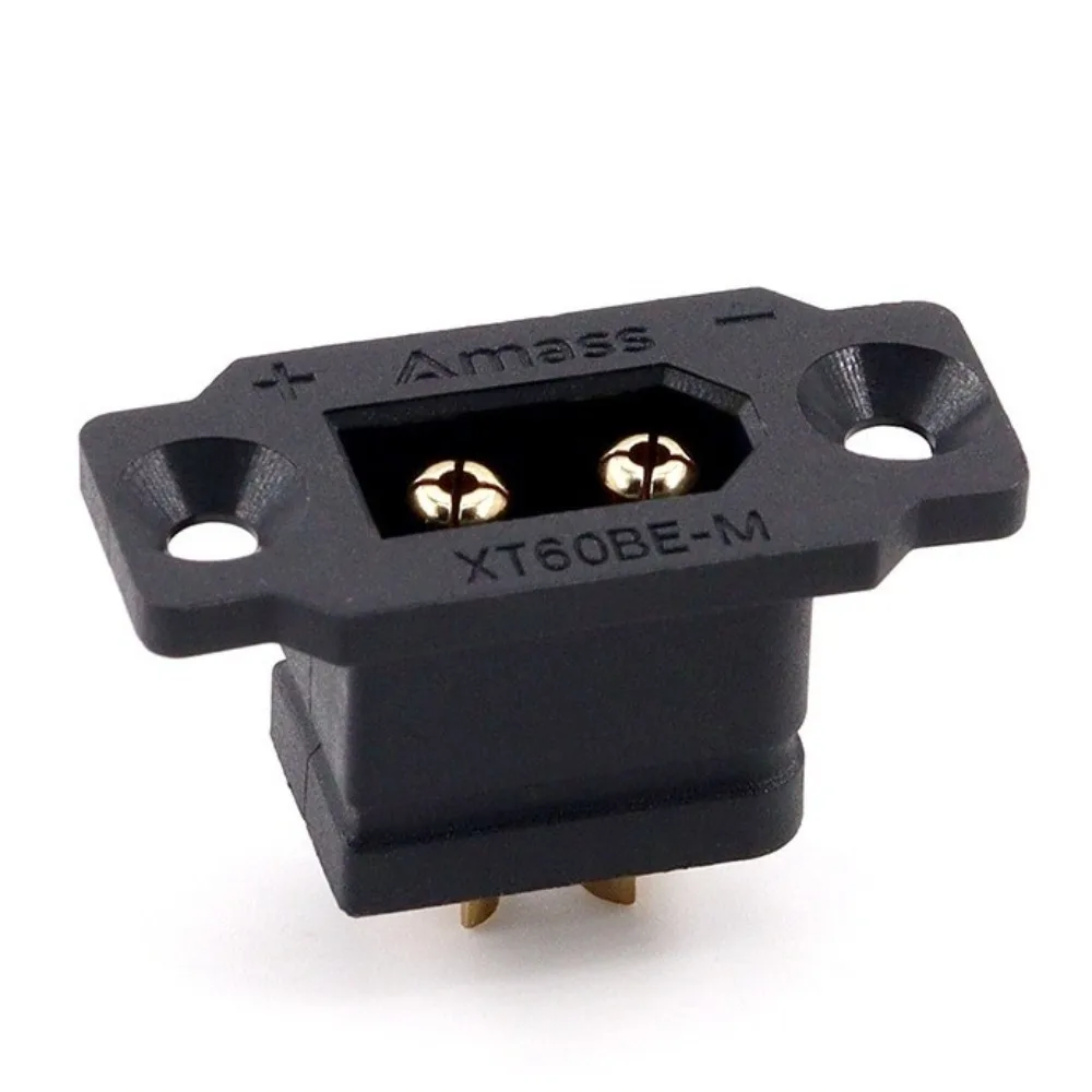 Amass XT60BE-M-F Stecker Schwarz Gelb Osten zu installieren XT60H-F Stecker tragbar mit Abdeckung XT60BE Stecker für RC FPV Motor ESC