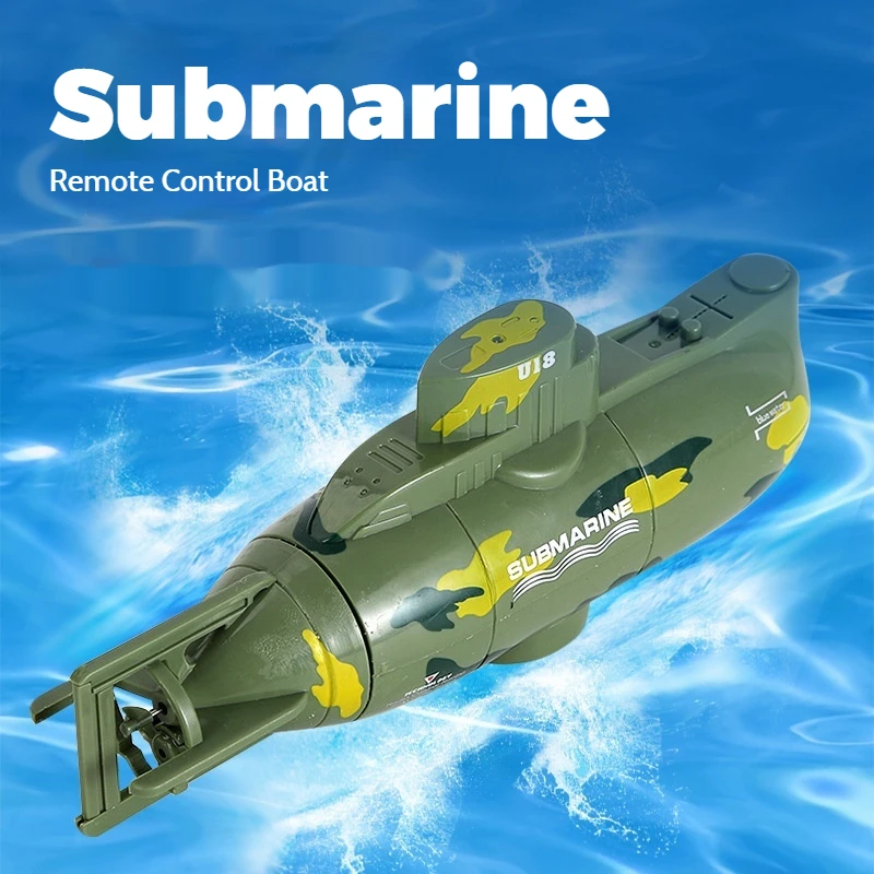 Magic Whale RC Submarine Mini Remote Control Nuclear Submarine Electric Diving Boat Water Toy for Kids Boys Pool Play Gift