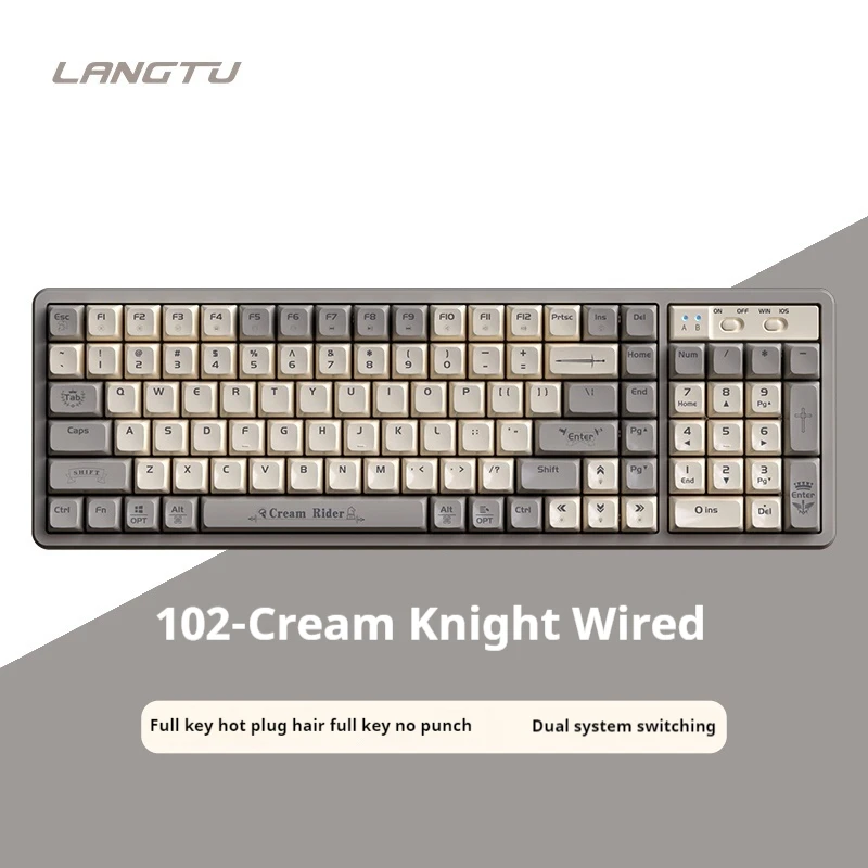 

Langtu Gk102 Mechanical Keyboard And Mouse Set Esports Game Dedicated Cable Computer Office Multi-Scene Universa