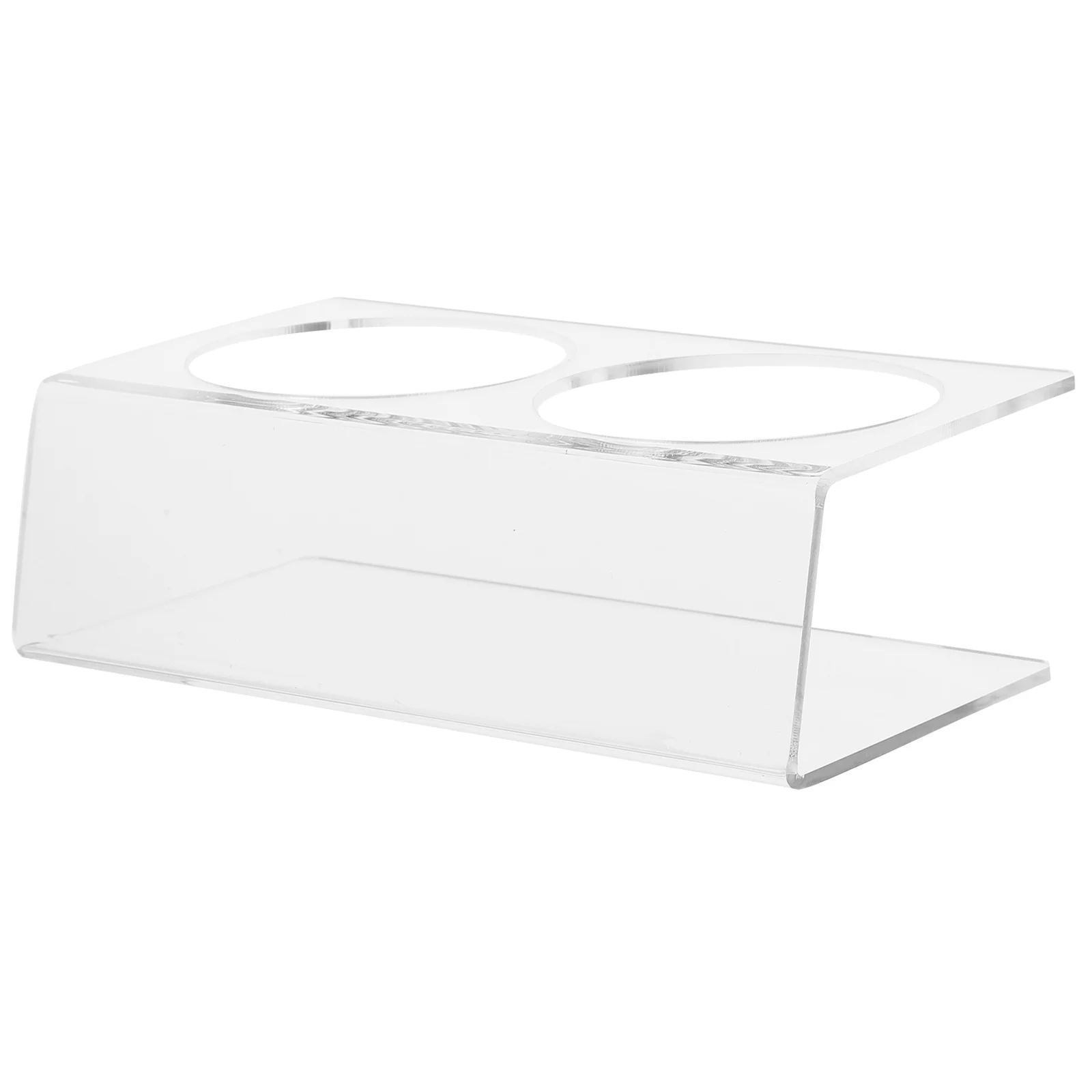 

Cup Holder Beverage Storage Rack Display Acrylic Base Stand Bottle Water Drink Tray Tool