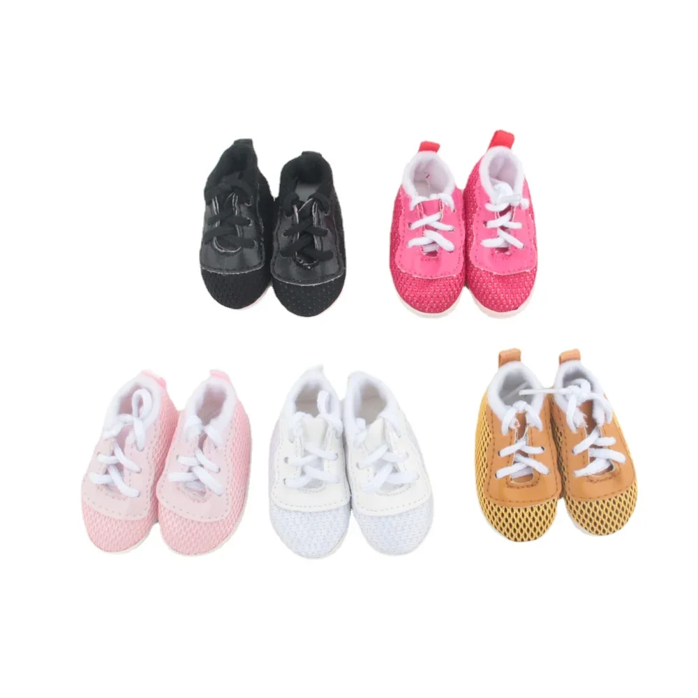 New Arrival 1 Pair 5cm Mesh Sneakers For Dolls Paola Reina Minifee,Mini Toy Gym Shoes 1/6 Bjd Doll Sports Shoes Accessories