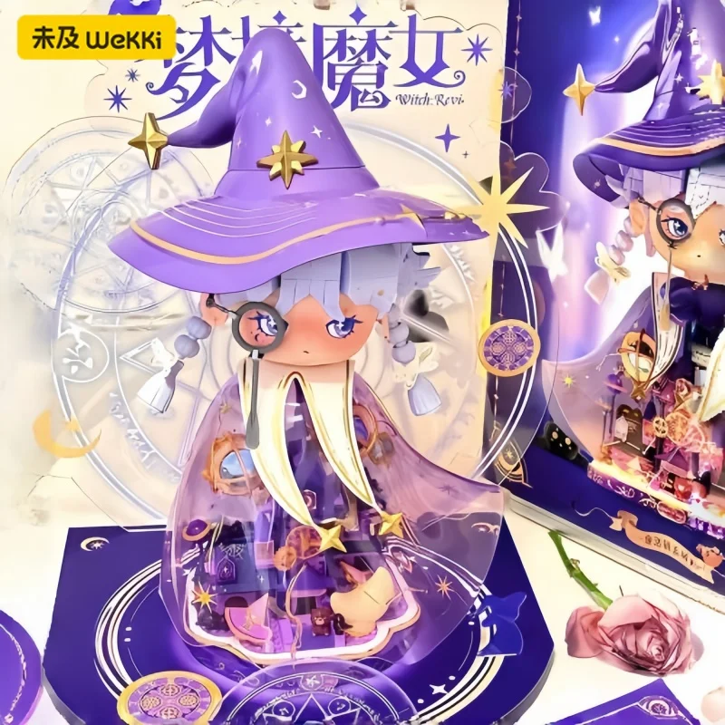 Wekki Building Blocks Fairy Tale Series Dream Witch Assembly Small Particle Architecture Children's Toy Model Ornament Gift