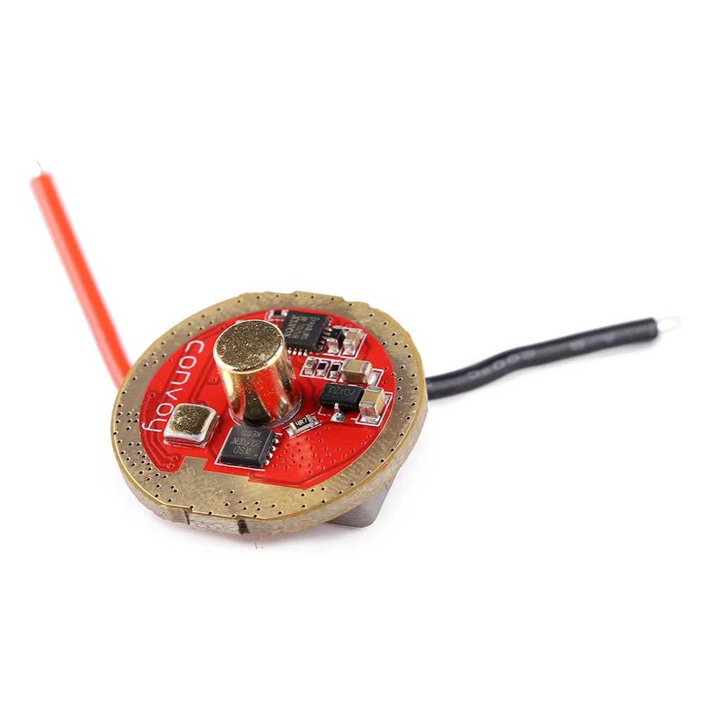 22mm boost driver for XHP70.2,XHP70.3 HI,input 3-4.2V,output 6V 5A,no pwm,constant current,4modes,12groups