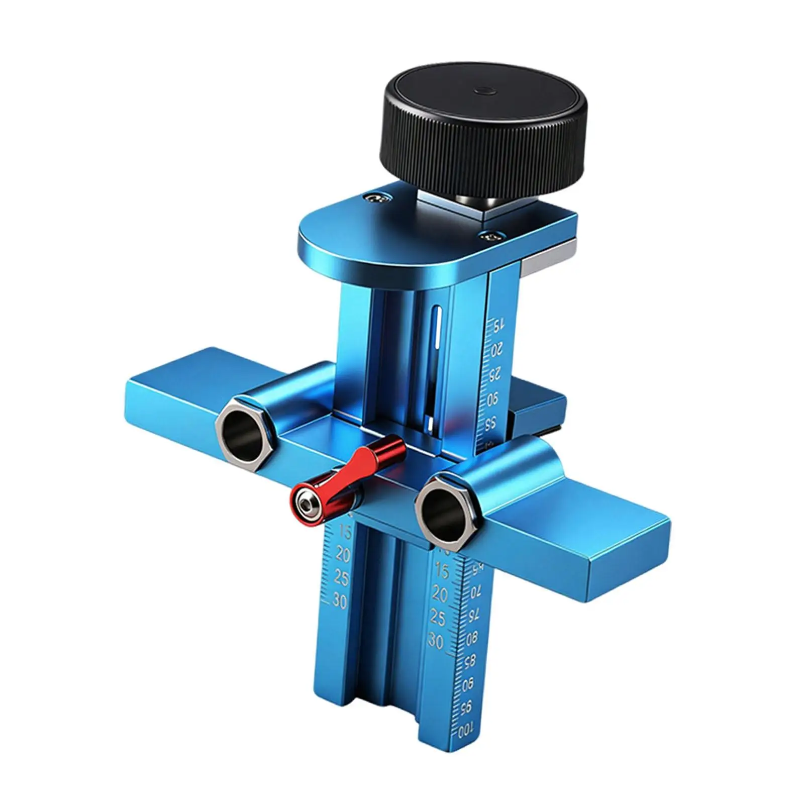 

DIY Cabinet Door Installation Jig Aluminium Alloy Positioner 3 in 1 Mounting Tool for Drawer Panel Hardware Woodworking