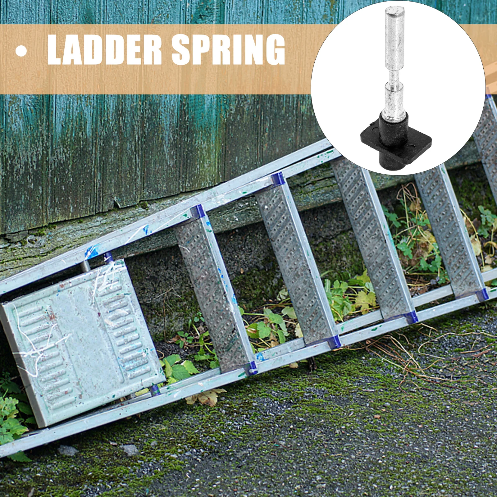 1 مجموعة من اكسسوارات الخيزران تصغير أجزاء سميكة الصلب رمح دائم استبدال ل للطي سلم الينابيع قاعدة منصات