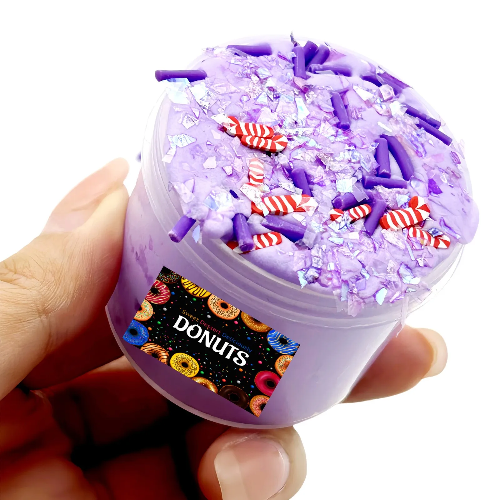 لتقوم بها بنفسك لوازم الوحل الفاكهة الروائح رقيق الطين دونات الديكور الطين القطن الطين الضغط الناعم اليدوية الوحل اللعب