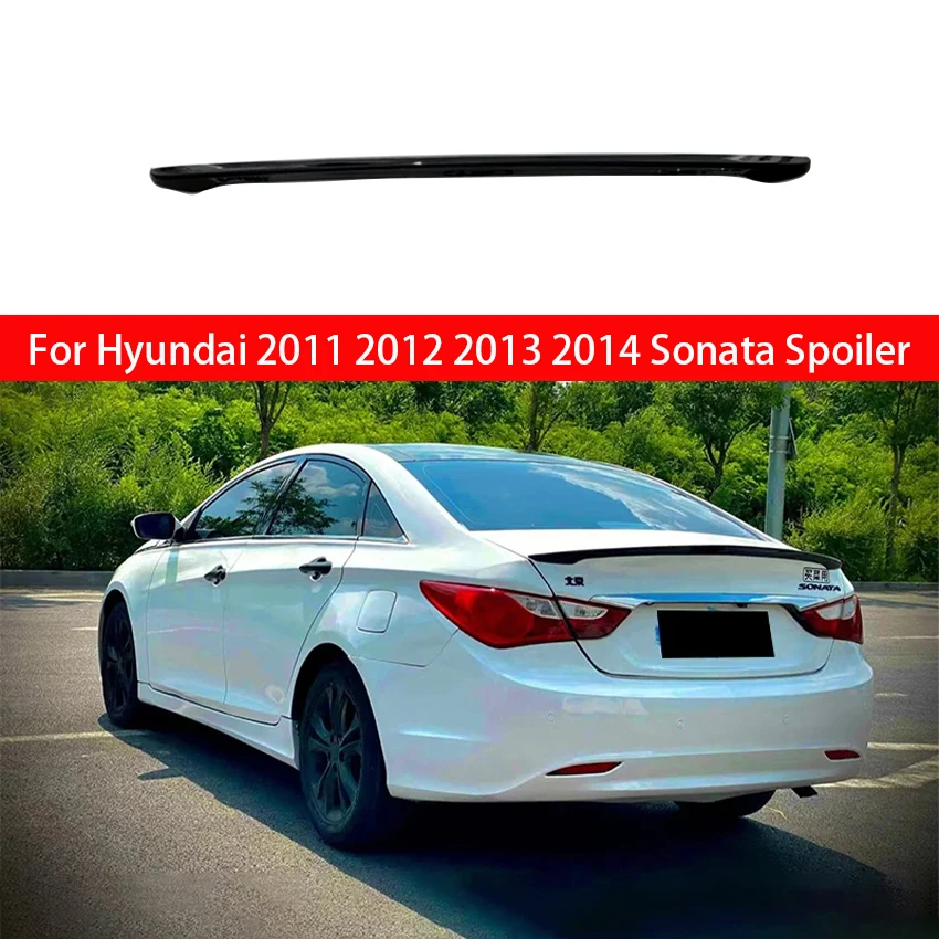 

For Hyundai 2011 2012 2013 2014 Sonata Rear Trunk Lid Car Spoiler Lip Wings Ducktail Exterior Tuning Accessories