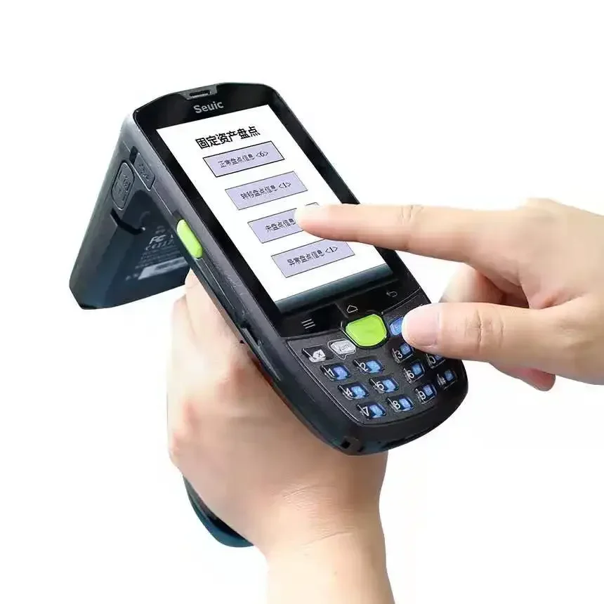 2025IOT Sensor Device RFID Reader Impinj R2000 UHF 840-960MHz UHF RFID Reader With Barcode Scanner IP65 WIFI 4G Bluetooth 3G RAM