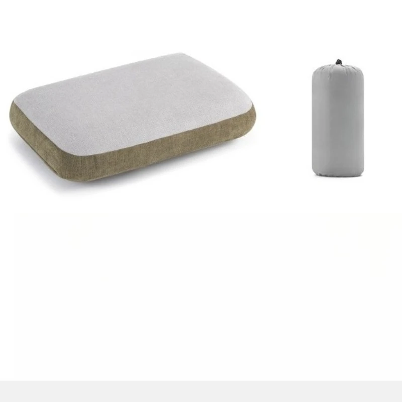 

Memory cotton small pillow outdoor camping sleeping bag travel business trip portable folding waist pad nap neck pillow