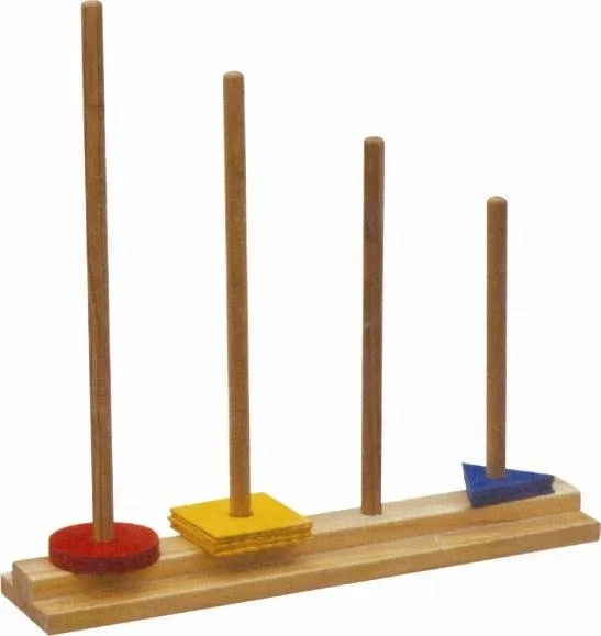 

Wood Therapy Hitch Color Plates Hand Eye Coordination Rehabilitation Upper Limb Improvement