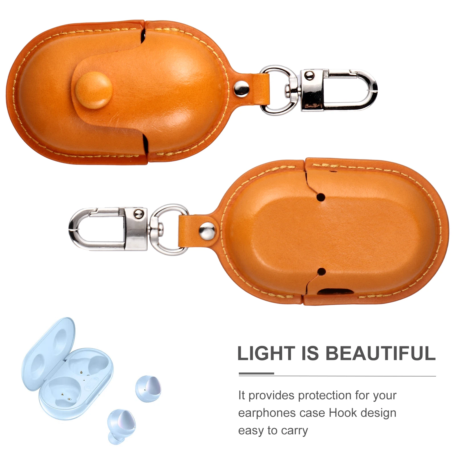 

1Pcs Earphone Protective Cover Shell Anti-Fall for Charging Hole Indicator Hook Design Carry