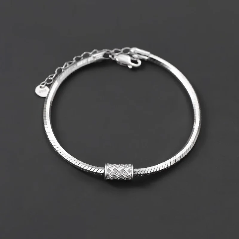 Male's Trendy Bracelet High-end Feeling Snake Bone Bracelets Personality Versatile Accessories Give Boyfriend Gift KOFSAC