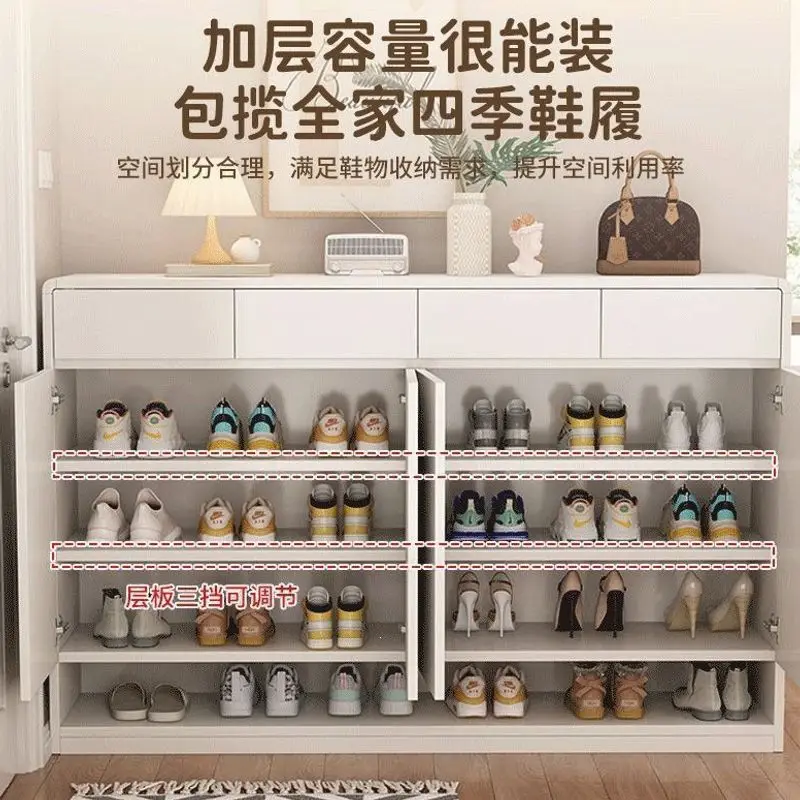 Door entrance Entry large-capacity household wall multi-layer locker shoe rack