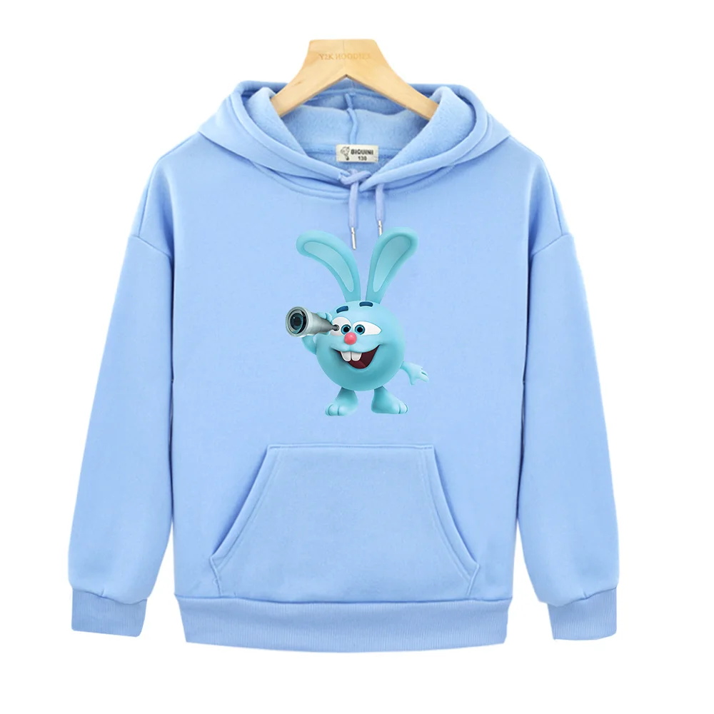 Cute Cartoon Kids Hoodie Kikoriki Cartoon Smeshariki Anime Print Sweatshirts for Boys/Girls Long Sleeve Pullovers Children Hoody