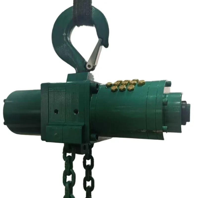 Reverse chain hoist with air cut-off and overload protection, simple structure, HQ3-5 meters
