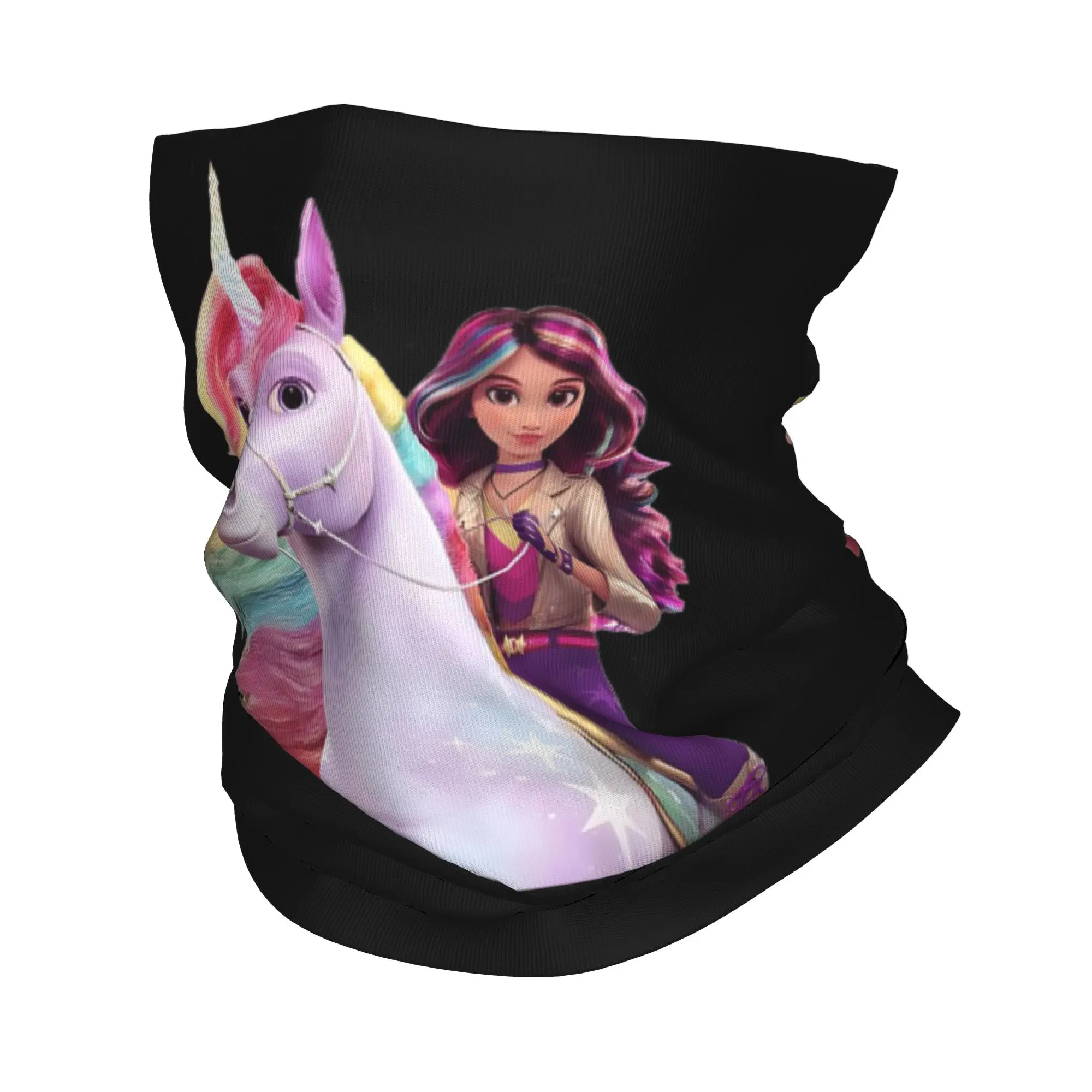 Unicorn Academy Sophia Wildstar Bandana cubierta para el cuello máscara impresa bufanda pasamontañas multifunción ciclismo Unisex adulto transpirable