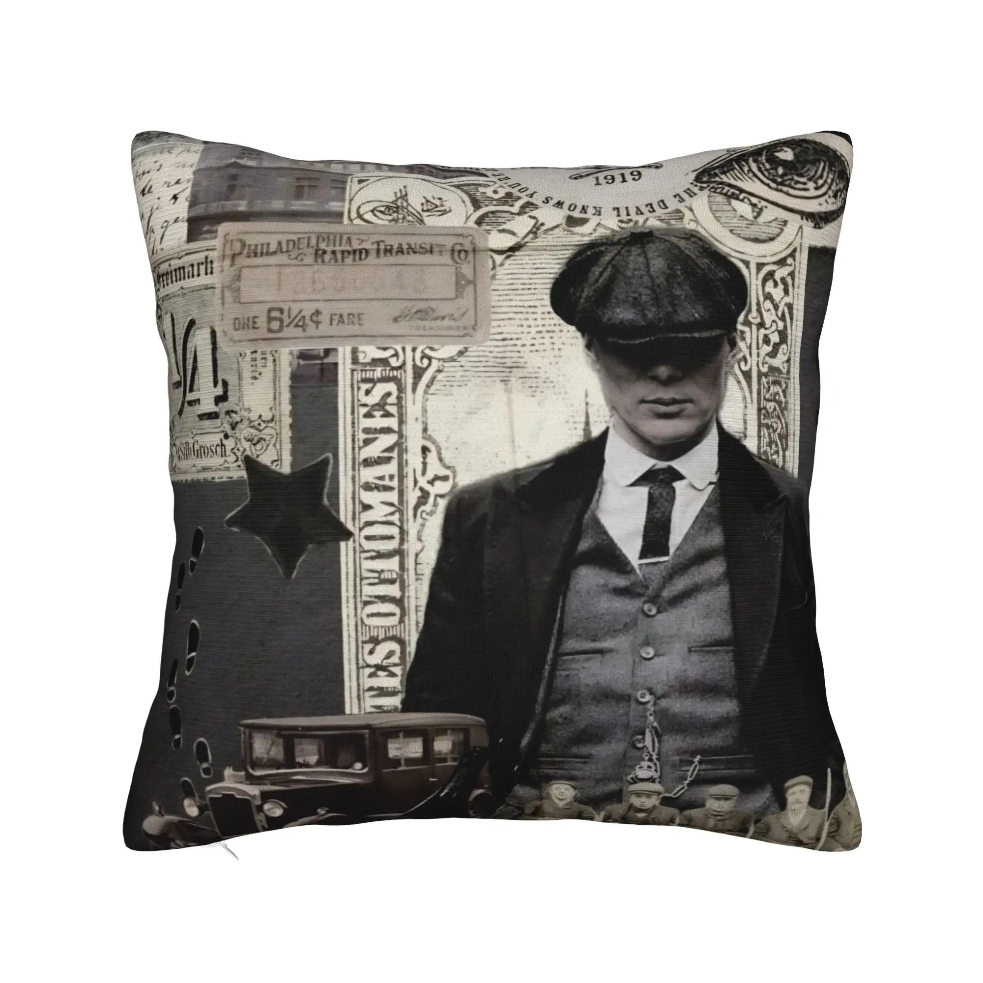 Tommy Shelby Peakys Blinders Pillow Cover Merch Soft Cushion Cover Decorations  Throw Pillow Case Cover Bed Multi Size