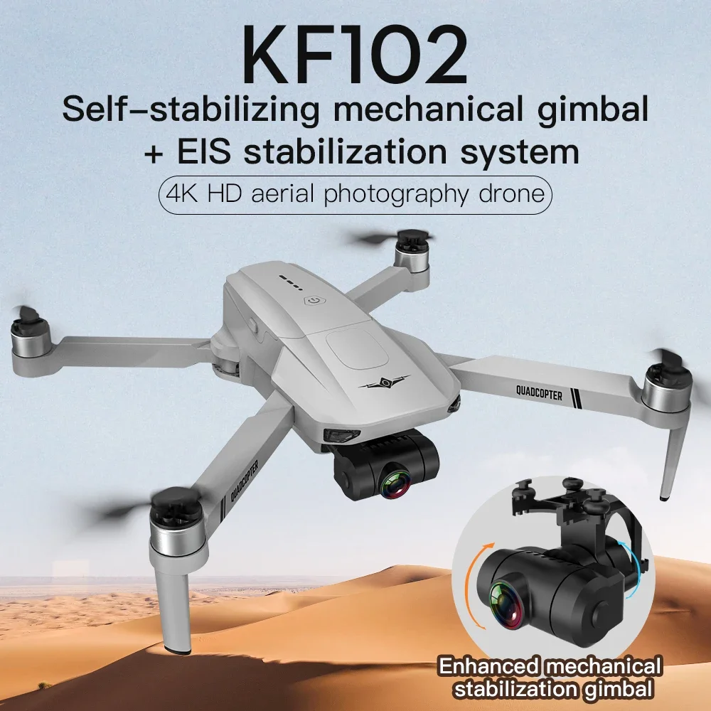 

Edward KF102MAX GPS4k pan tilt optical flow single antenna professional aerial photography high-definition anti shake brushless