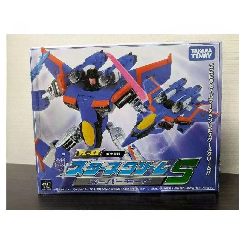 

Оригинальная коробка-трансформер G1 TLEX Starscream, фигурки героев студии, коллекционные украшения, робот, классические игрушки, праздничные подарки