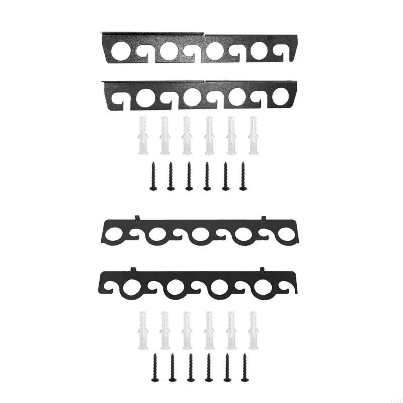 F68F Barda pesca horizontal colgilla pescado soporte Barda pesca Rack