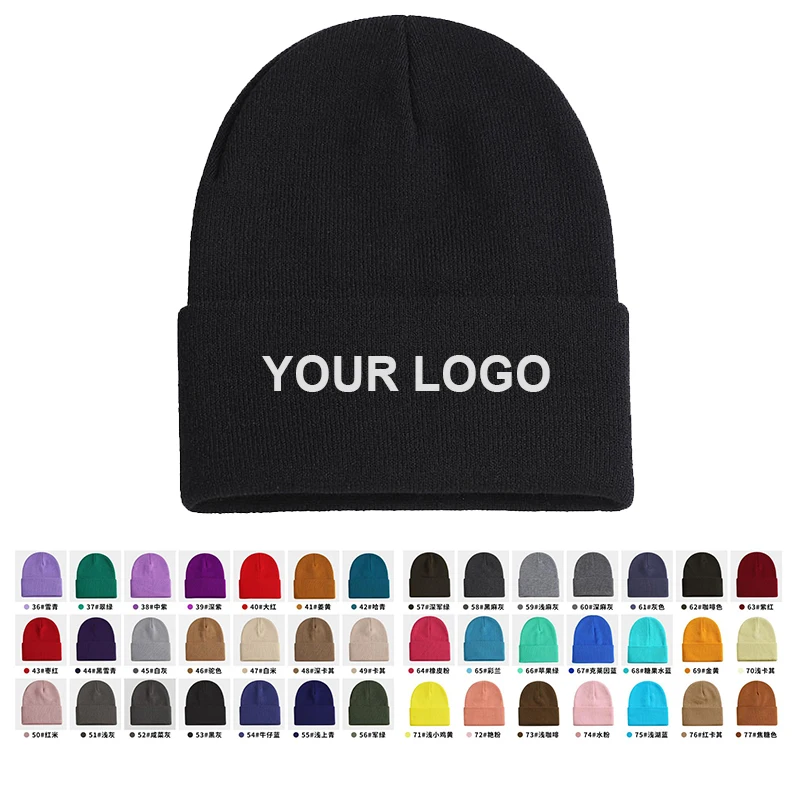 

Xubu Customized Store New Unisex Winter Casual Hats Hat Women Outdoor Custom Print Logo Text Hat Warm Thick Winter keep warm