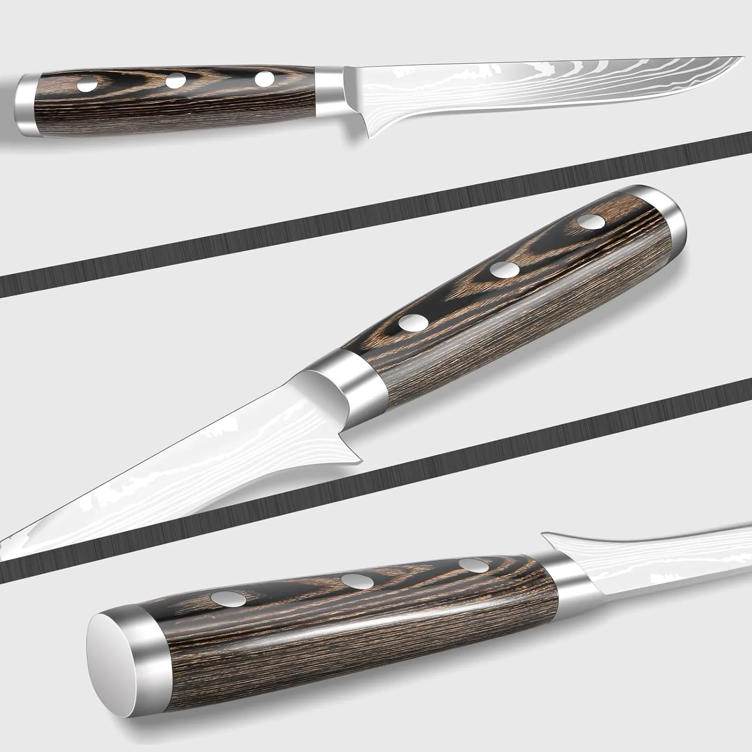 سكين قطع عظام دمشق، سكين قاتل الخنازير، سكين الحلاقة الاحترافي التجاري، سكين قطع لحم الخنزير من الفولاذ المقاوم للصدأ