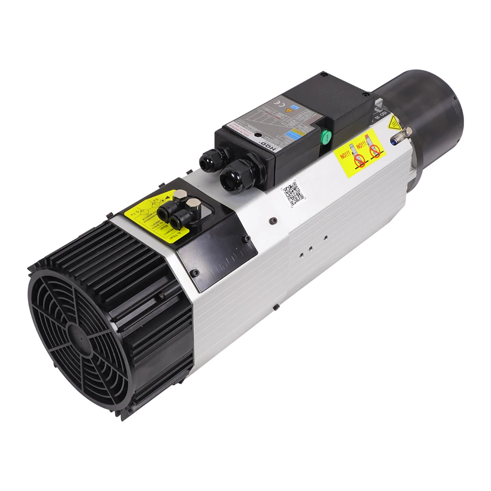 

HQD 12Kw ISO30 380V Air Cooled ATC Spindle Motor For CNC Woodworking Machine GDL70-24Z/12