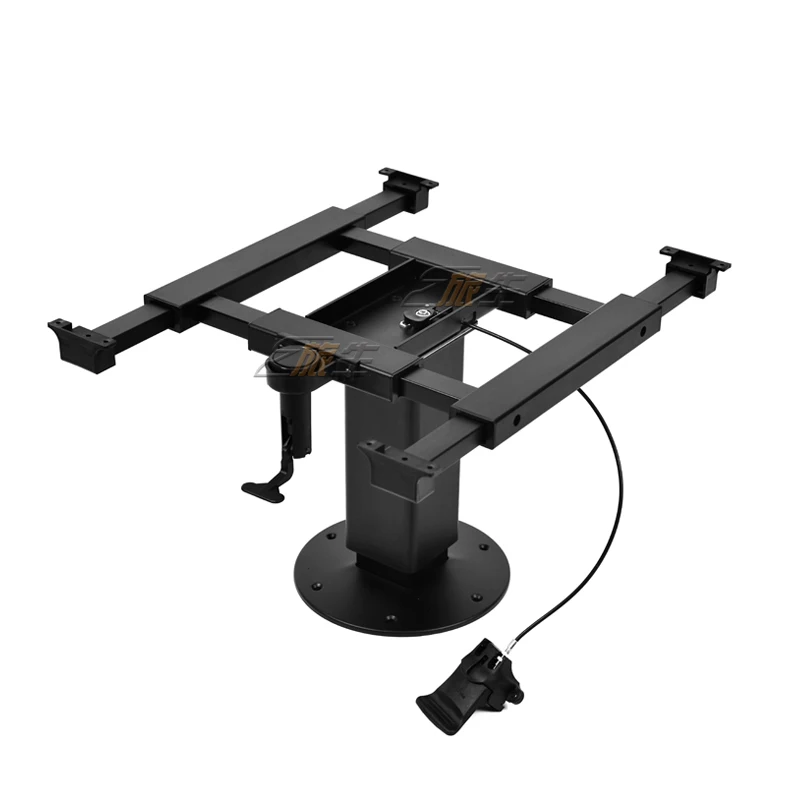 RV pneumatic lifting table legs, four-direction movement adjustment table legs table frame RV modification accessories Daquan