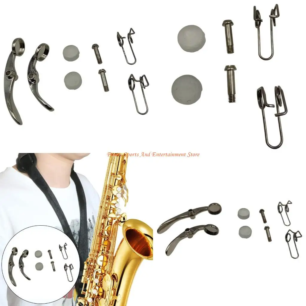 C4DE Trumpet Control Repair Set Noise Canceling Mechanism Metal Texture Easy Assembly Suitable for Brass Instruments