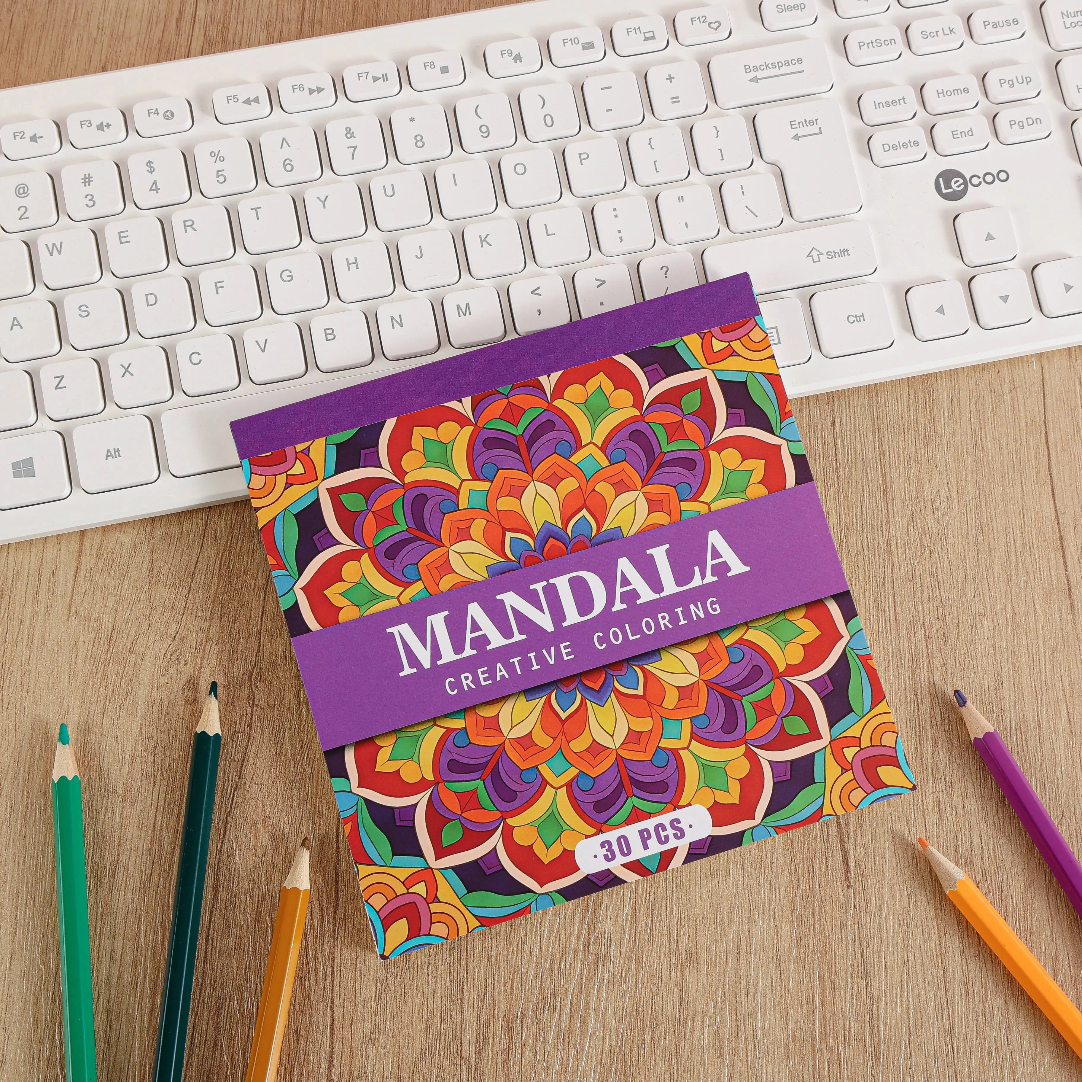 Mandala/Food Coloring Book, ea - Food Y Snacks Coloring Book recension och pris