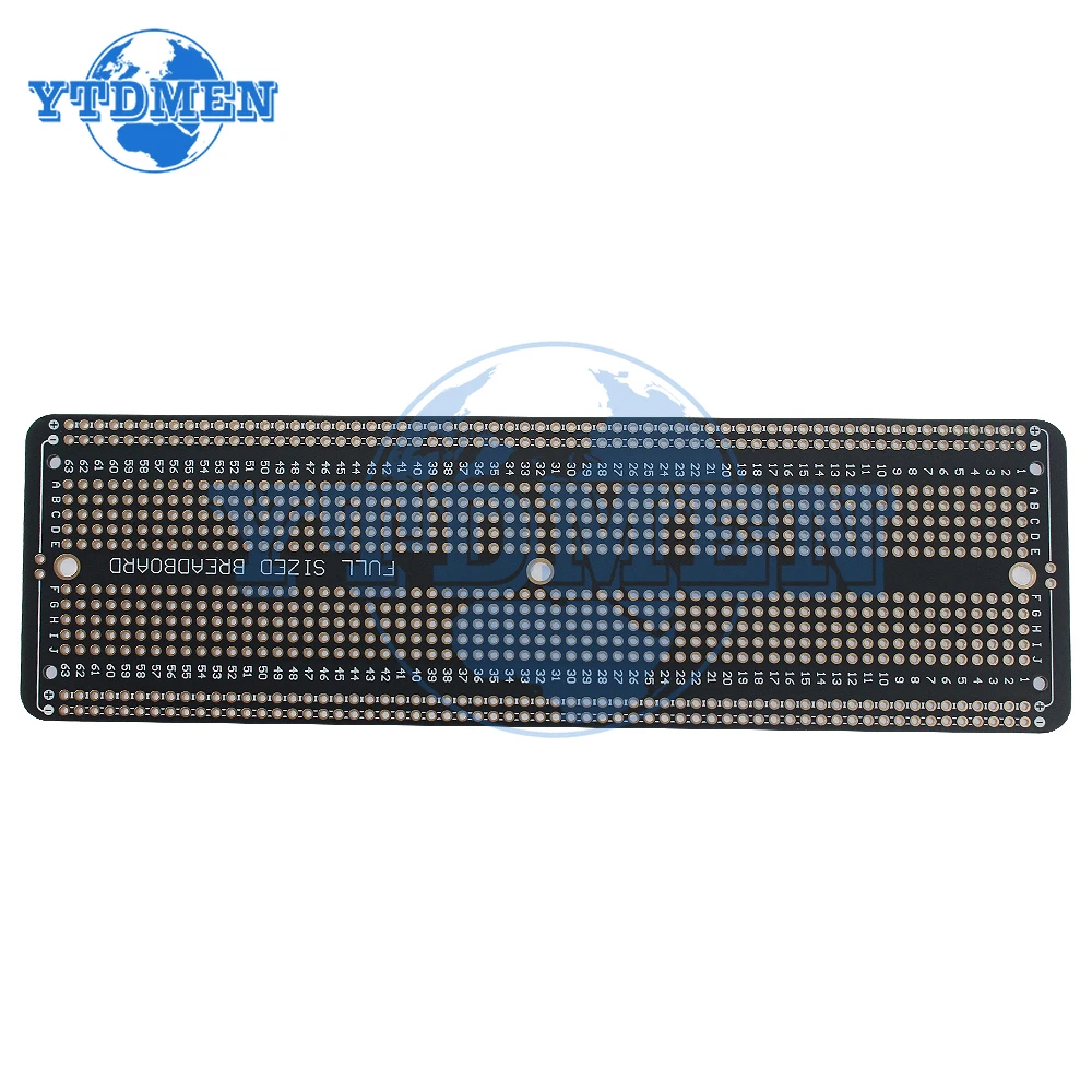 1-3 uds 5,2x8,9 cm placa de pruebas permanente estándar 5,2x17,2 cm placa prototipo PCB de doble cara Protoboard Diy electrónico para Arduino