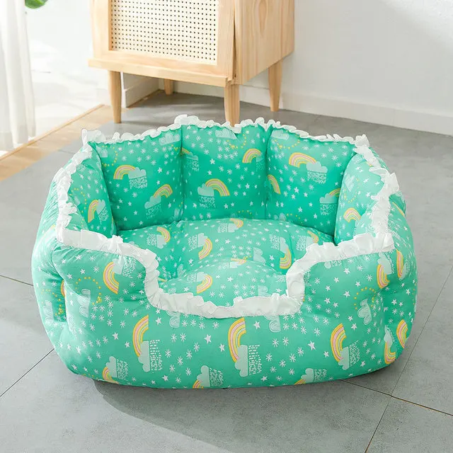 Summer Bed House Kennel Dog Rug Cats Small Cushion Sofa Pet  Tent