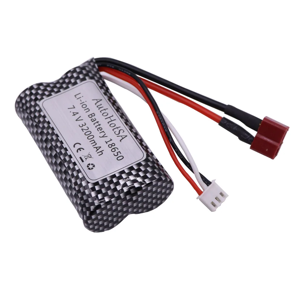 Upgrade Li-ion Battery 7.4V 3200mAh For Wltoys 144001 A959-B A969-B A979-B K929-B 12428 12423 10428 Q39 battery for RC cars part