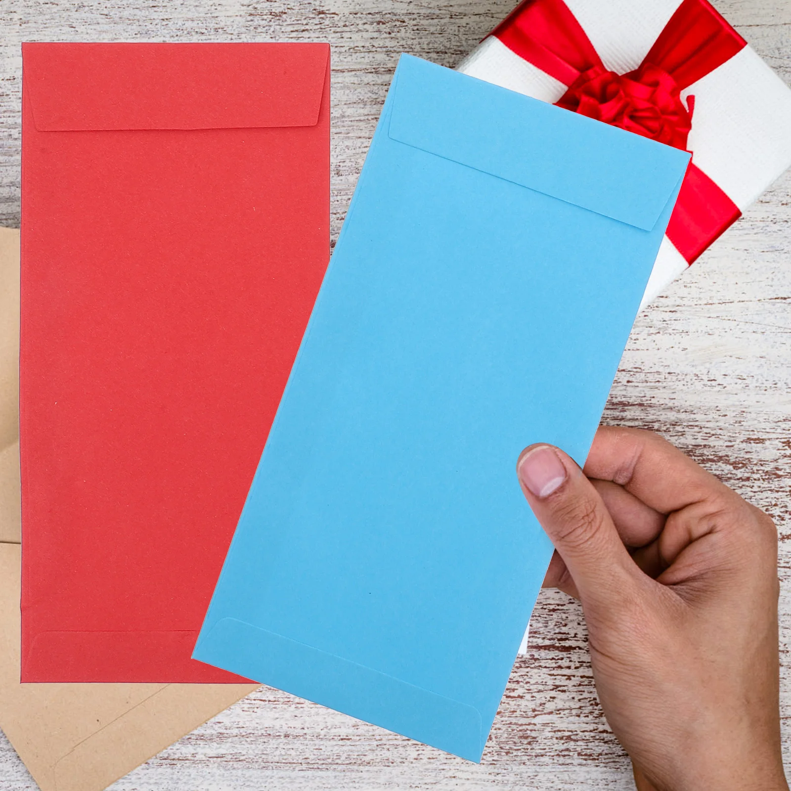 

30Pcs Storage Envelopes Kraft Paper Self Adhesive Multiuse Small Envelopes for Notes Cash Coins Storing and Budgeting Organizer