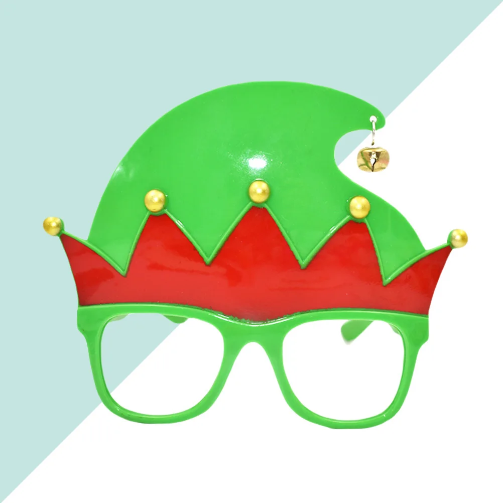 Occhiali da elfo natalizio Montatura per occhiali divertenti e leggeri per bambini Adulti Festa di compleanno Costume Cosplay Masquerade