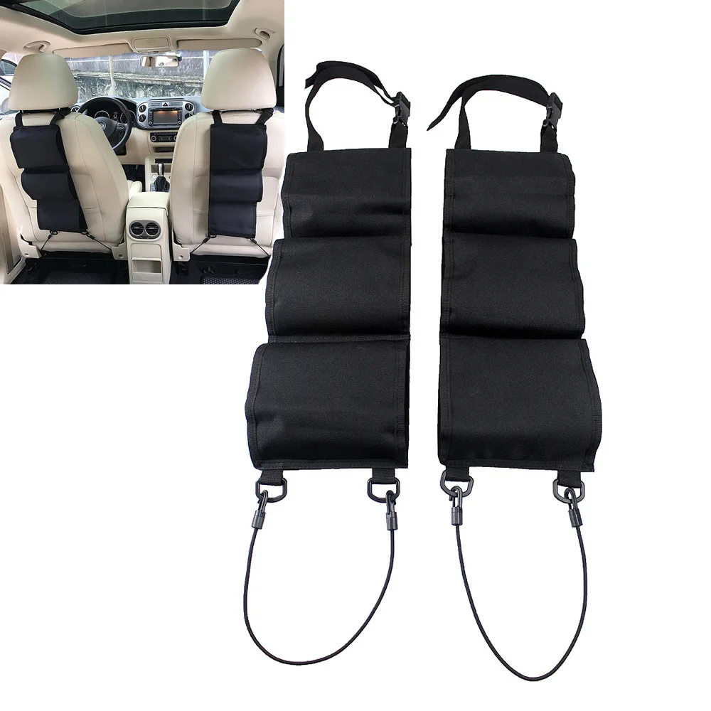 Hunting Bags Pistols Organier Pockets Gun Case Bag Holsters Front Seat Storage Gun Sling Bag Car Seat Back Shotgun Rifle Rack