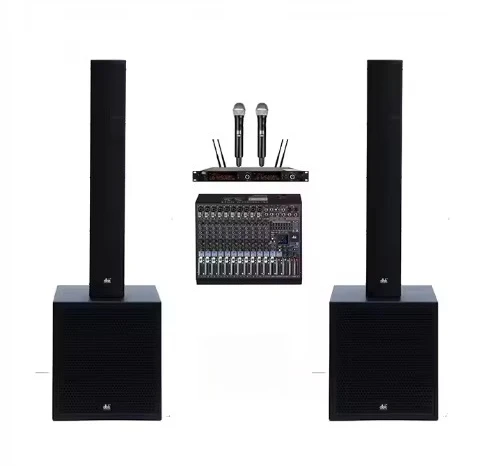 

Professional 900W Powered Subwoofer LA System Two-Way Speaker Column 18 Inch Active Subwoofer Speaker Line Array Column