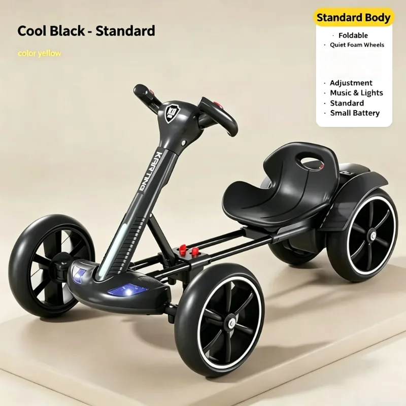 Foldable Kids Electric Go Kart - Kids Outdoor Electric Car recension och pris