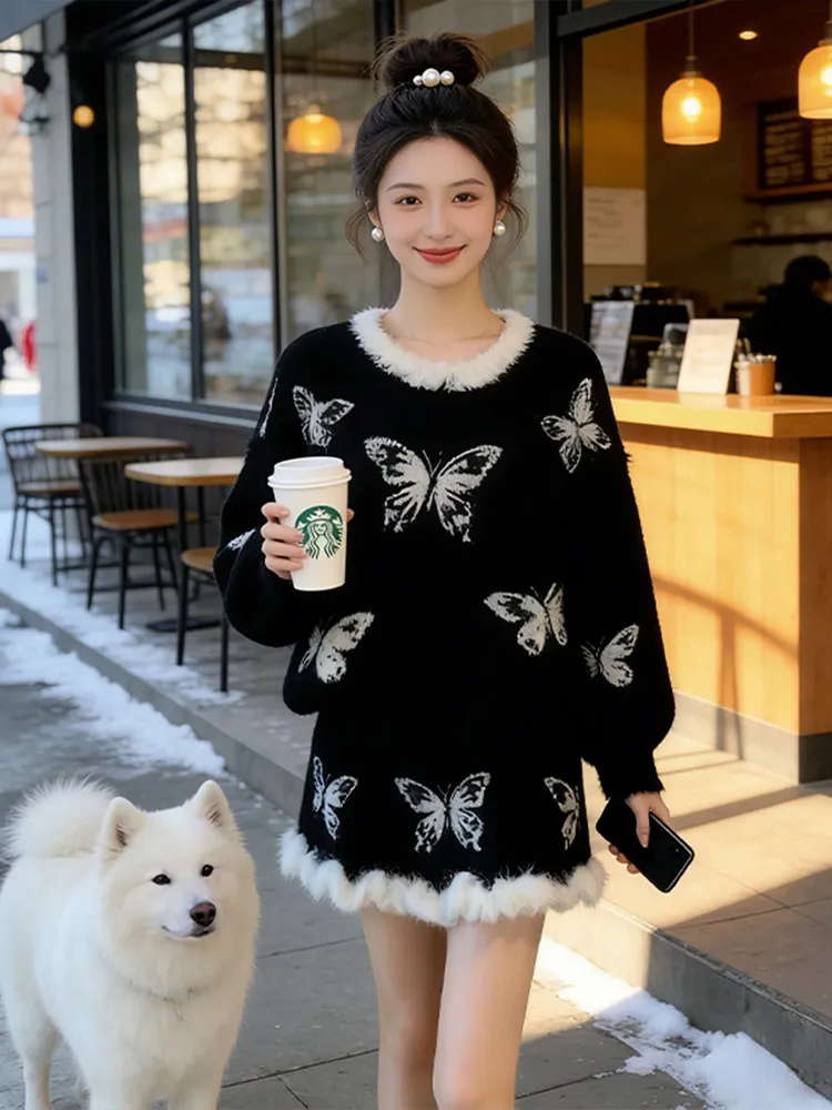 

Комплект из двух предметов Laid-ba: уникальная и красивая юбка-топ, антивозрастной, полный комплект, женская мода, зима 2026