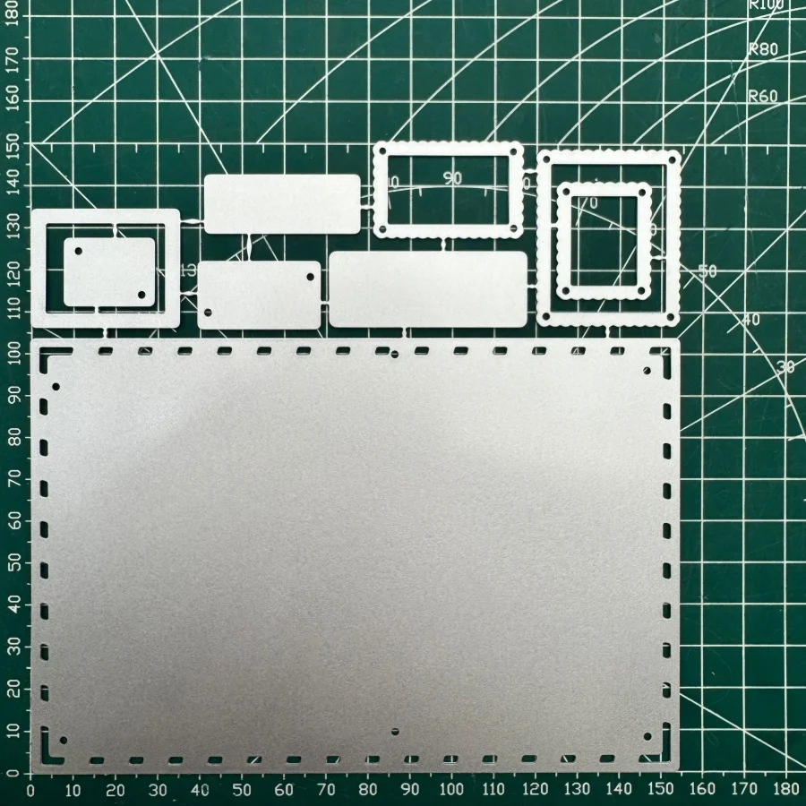 2026 Neu eingetroffene Postkarten-Metall-Stanzformen für DIY-Scrapbooking, Kartenherstellung, Schablonen, Prägung und Basteldekoration