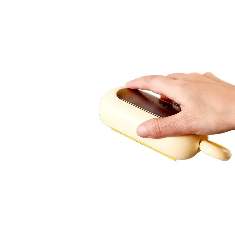 Electrostatic hair remover brush sticker
