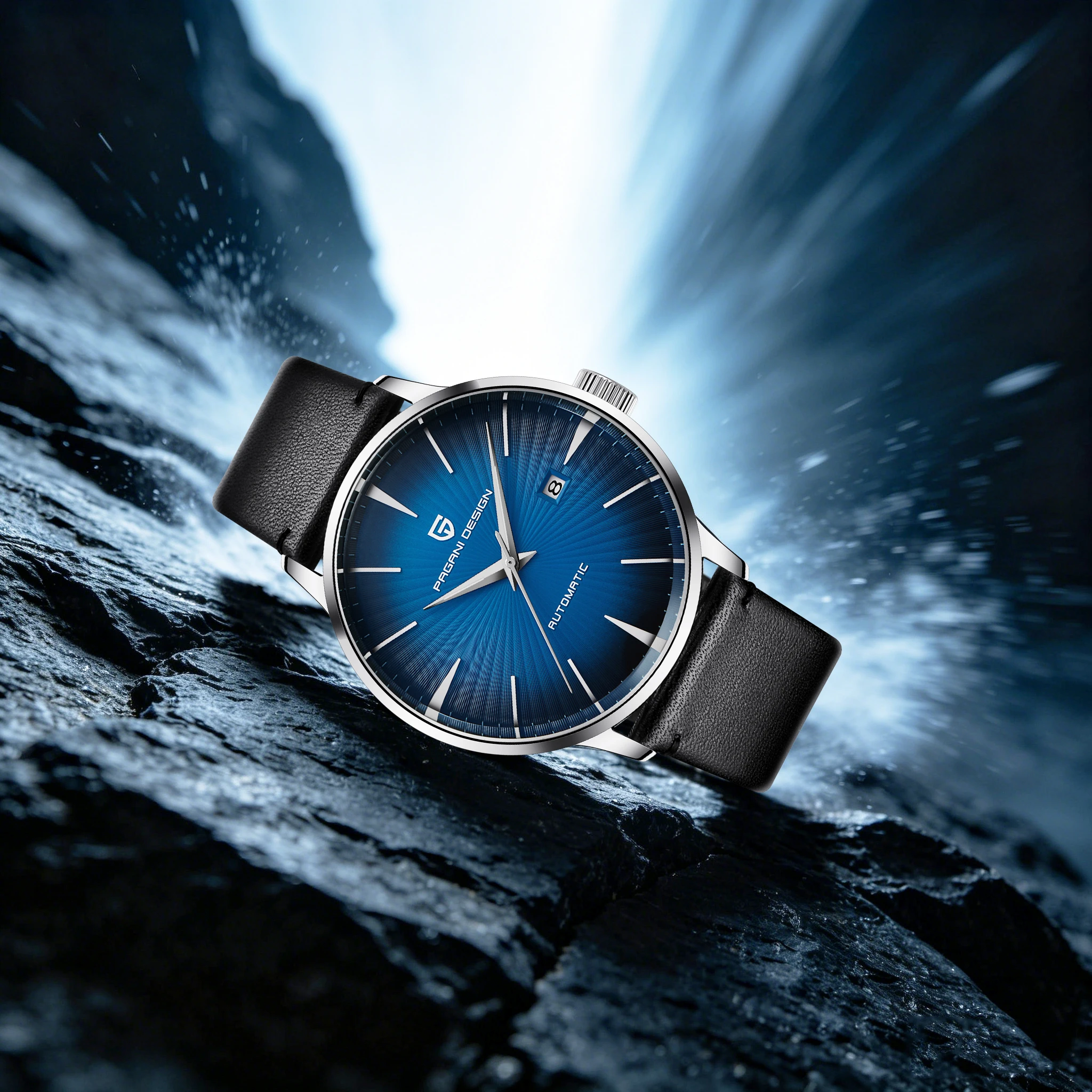 Reloj Mecánico para Hombre PAGANI DESIGN Business Urban Elite, Refinado y Majestuoso, de Acero Inoxidable, Hardlex, Resistente al Agua 30m, con Calendario