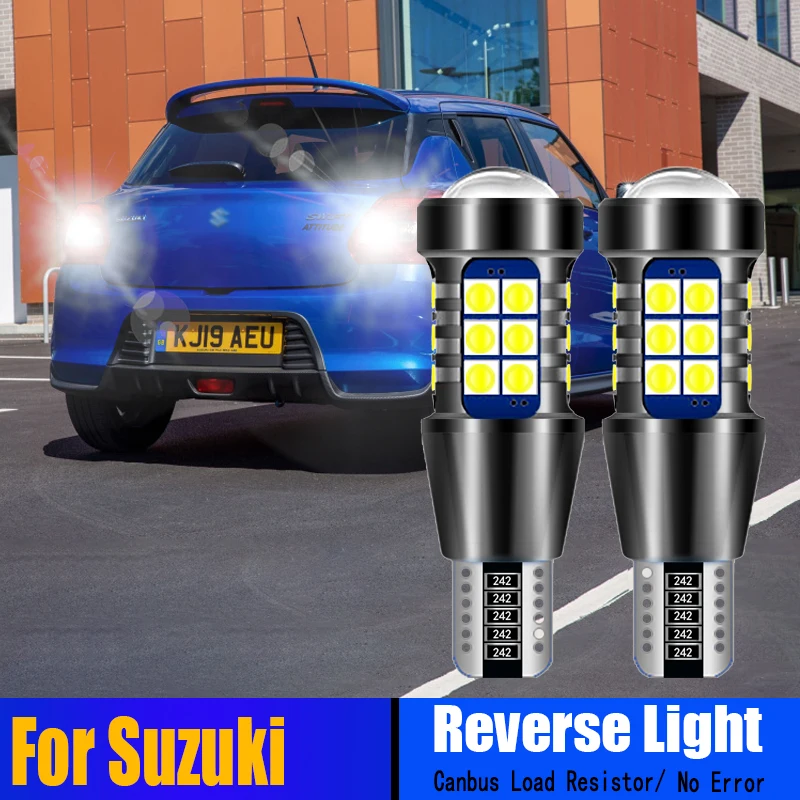 

2pcs T15 Bulbs Canbus LED Reverse Lights W16W Backup Lamp For Suzuki Grand Vitara Ignis 3 Swift mk5 SX4 2013 2014 2015 2016 2017