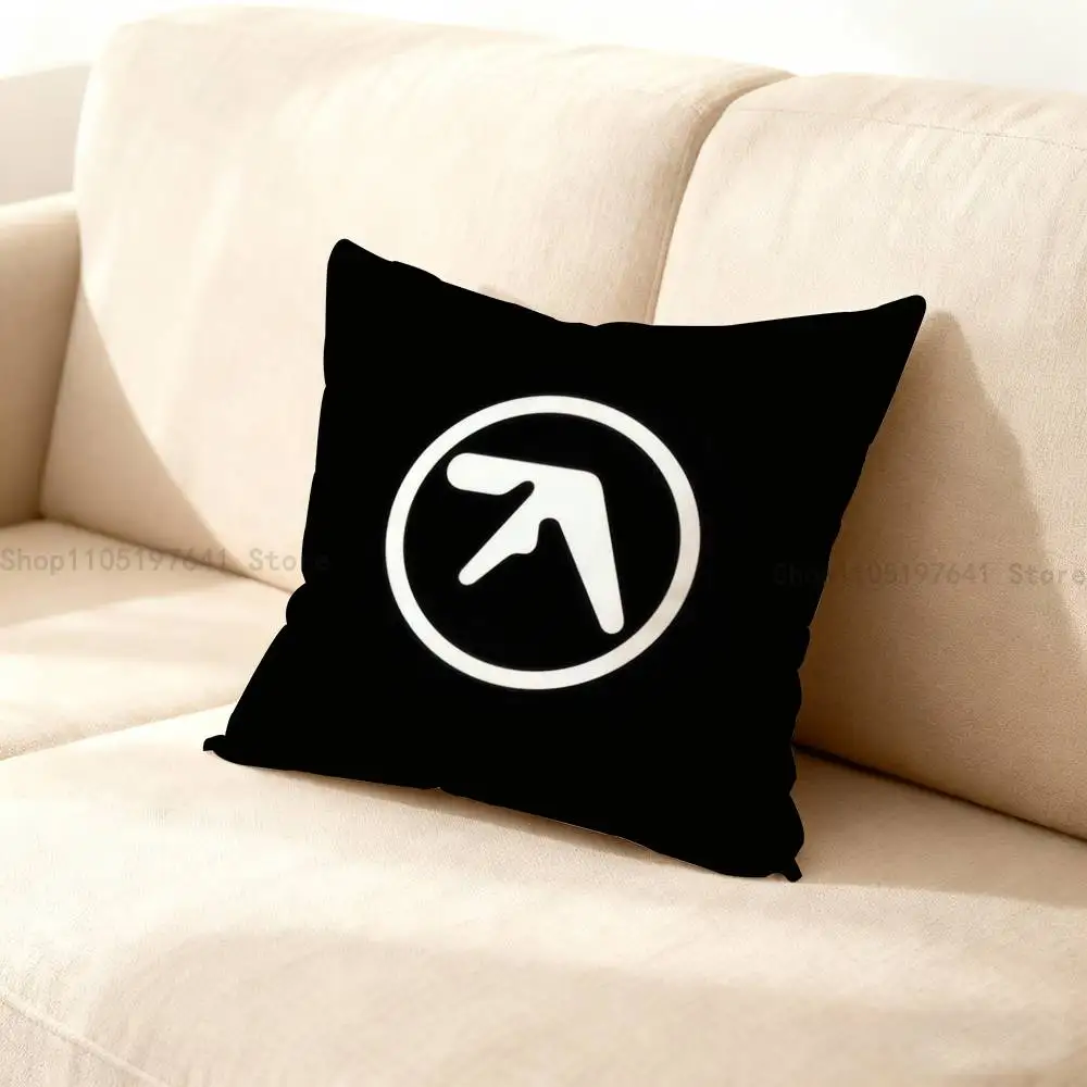 

Logo Art A-Aphex T-TwinS Anime Celebrity Merchandise All-Match Printed Pillow Case Sofa Car Office Room Decoration Protector
