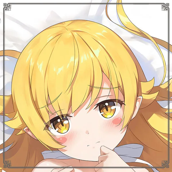 

Oshino Shinobu Anime Game Dakimakura Hing Body PillowCase Cushion Otaku Bed Linings Xmas