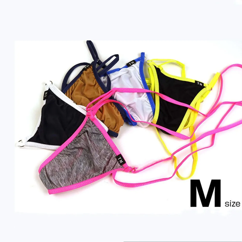 Men Sex Thin Strap Bodysuit Underpants G-String Gay Erotic Thong Extreme Night Underwear For Man No Pouch Panties Men's Clothing