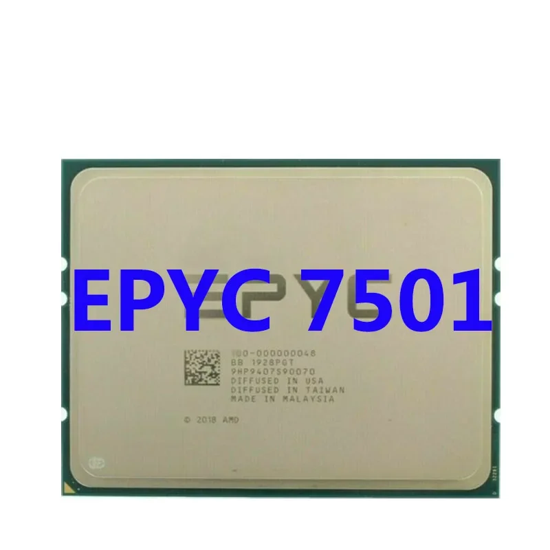 

Процессор EPYC 7501, 2 ГГц, 32C/64T, 64 Мб кэш-памяти, 180 Вт, стандартный разъем sp3, процессор для материнской платы LGA4094